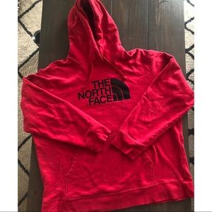 Red North Face Men’s Hoodie - XXL